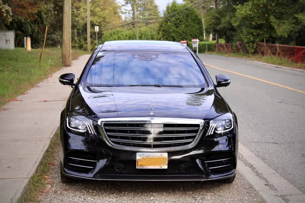 mercedes s class in vancouver as chauffeur drivedn car