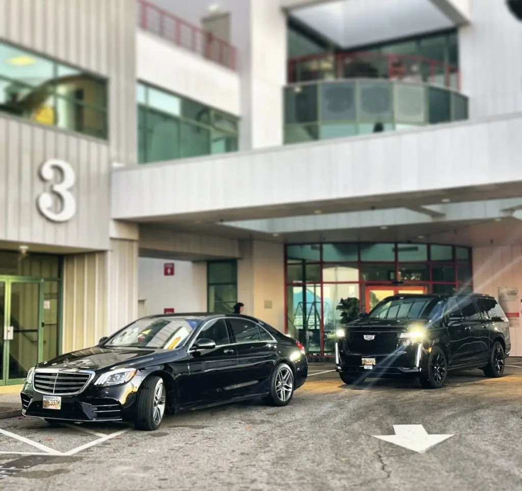 mercedes chauffeur cadillac escalade chauffeur