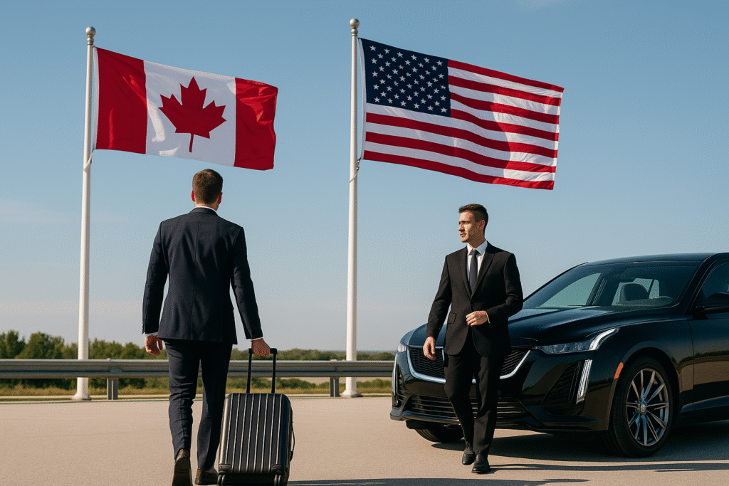 cross border private transfers from Canada to usa