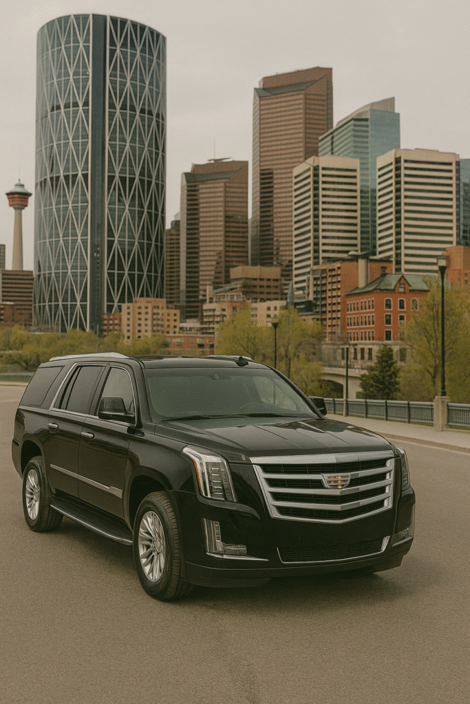 Cadillac escalade limo in calgary