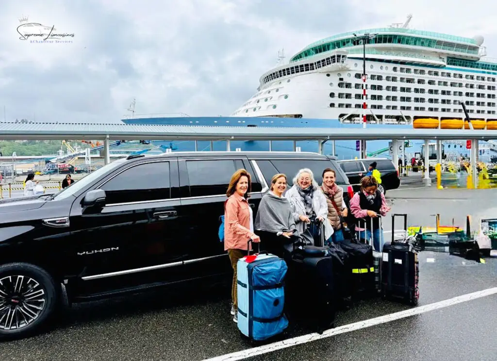 Private cross-border transfer from Vancouver Cruise Ship Terminal to Bellingham and Seattle WA.