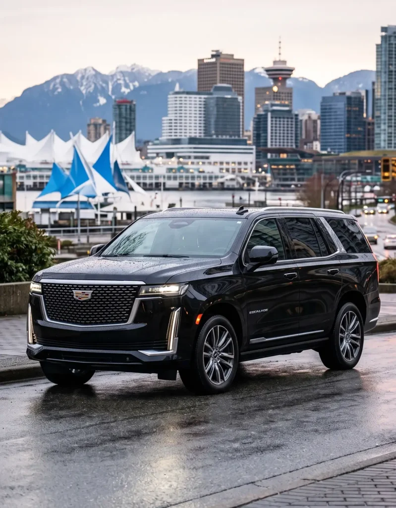 Premium chauffeur and limo service for FBO transfers in Vancouver.